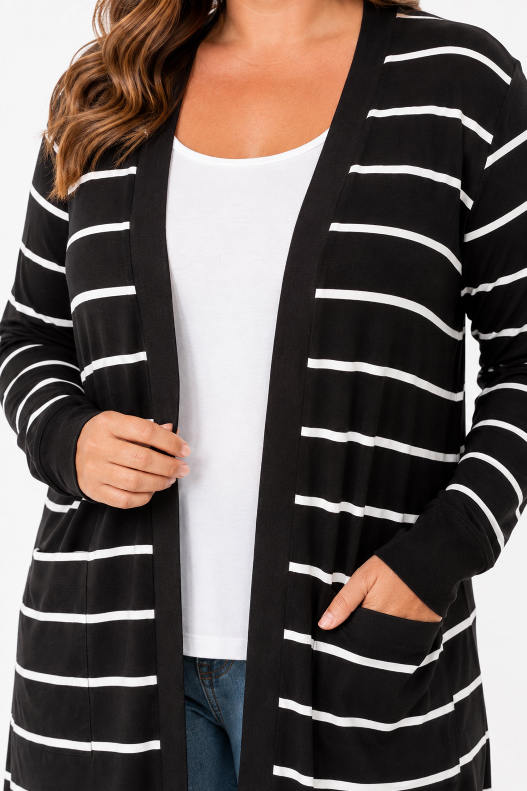 DOREEN striped cardigan