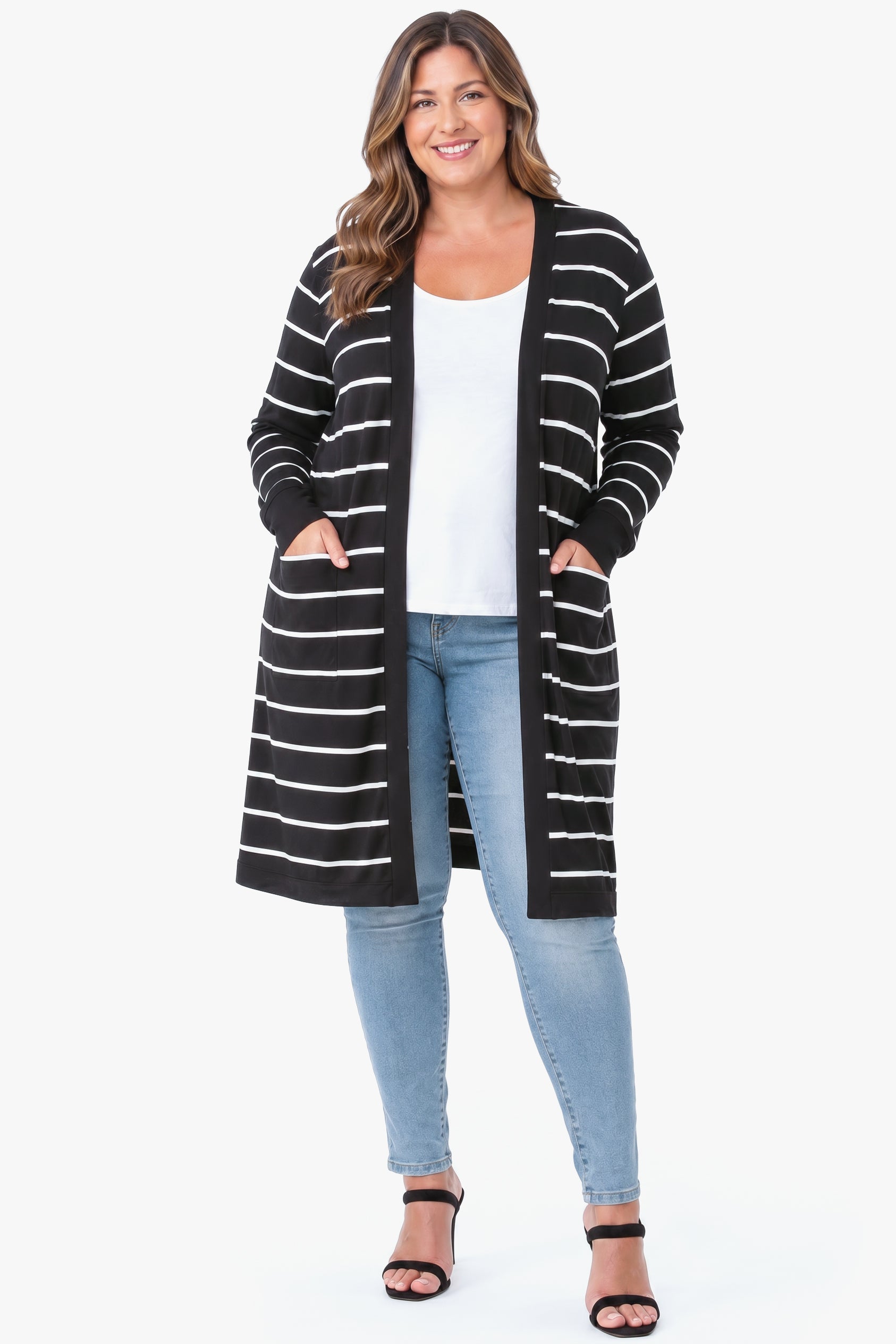 DOREEN striped cardigan