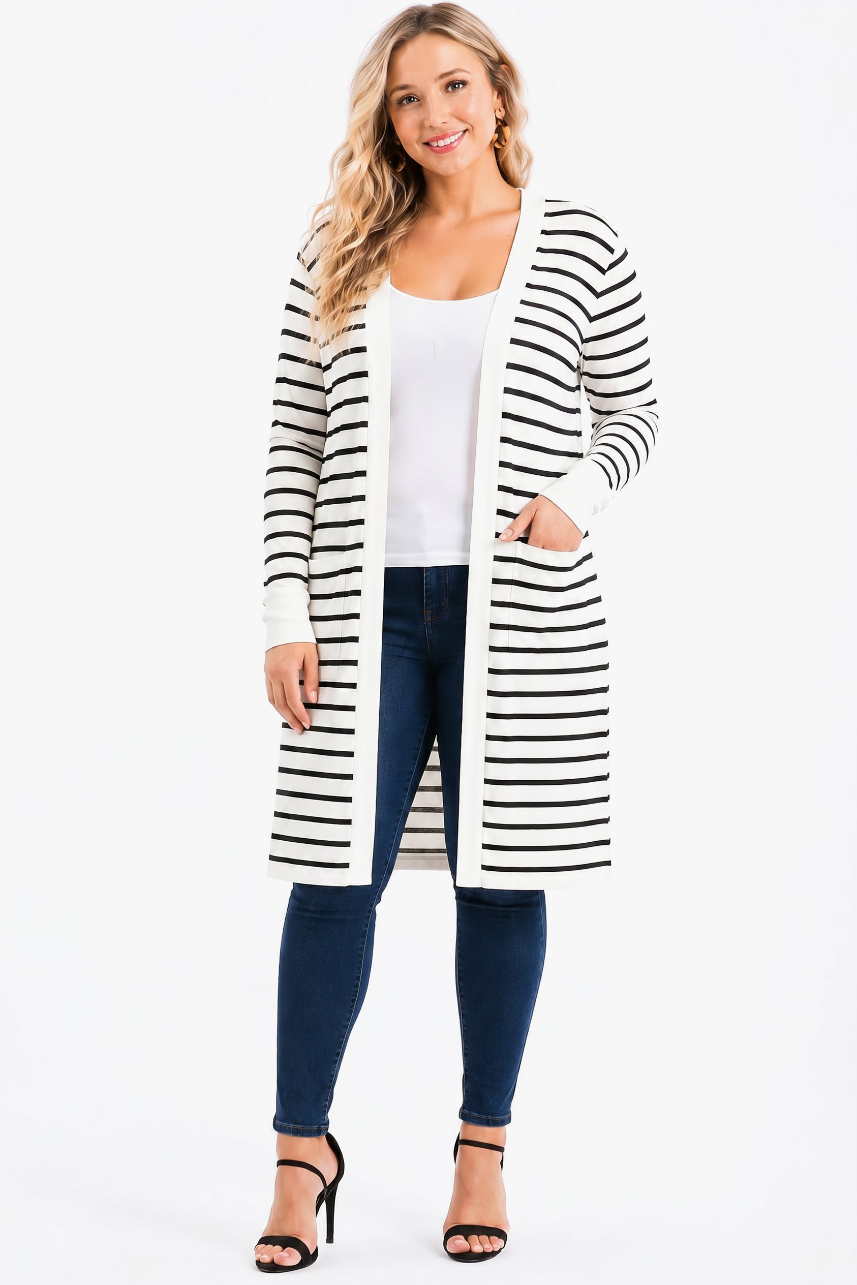 DOREEN striped cardigan