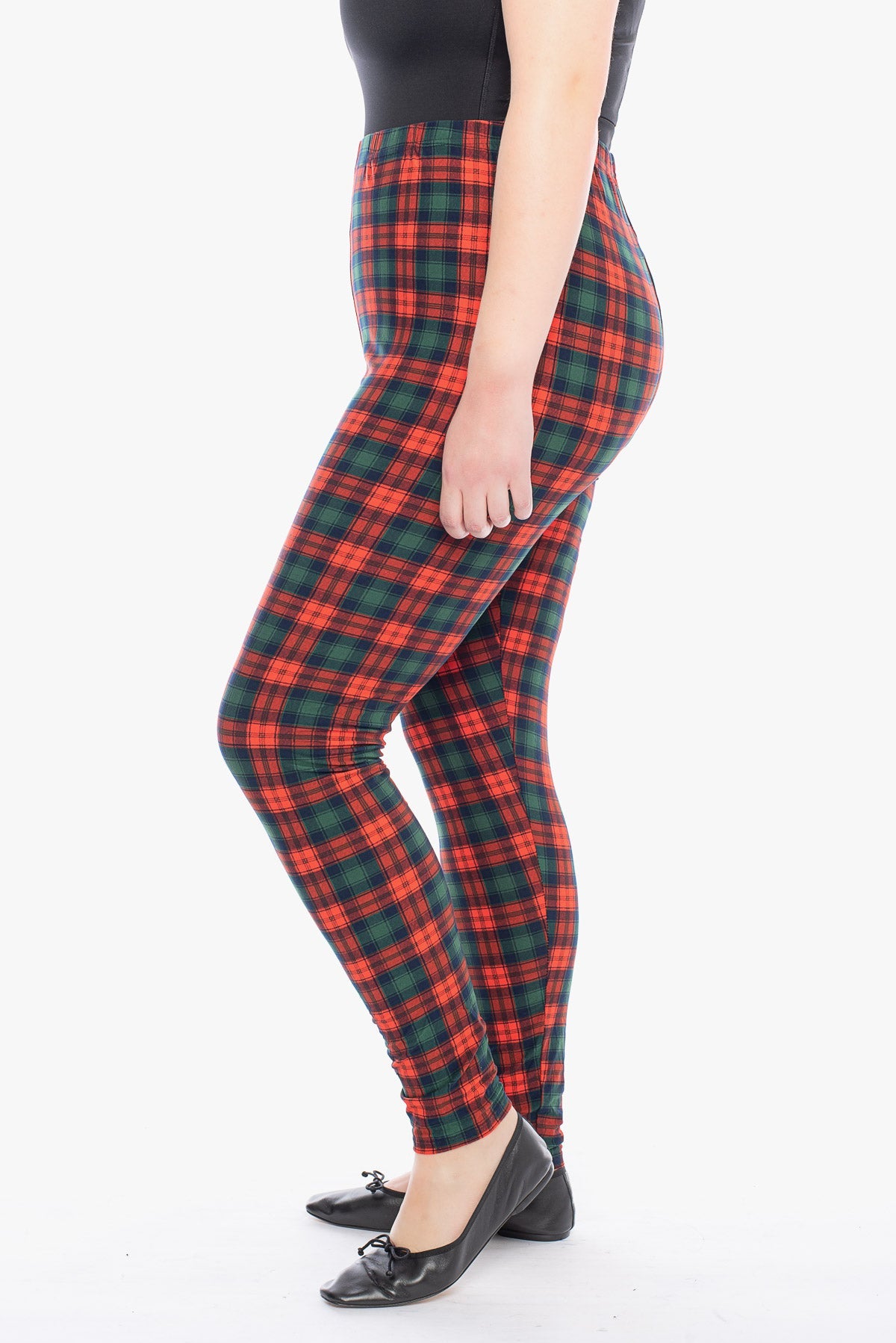 Lilly - green/red plaid