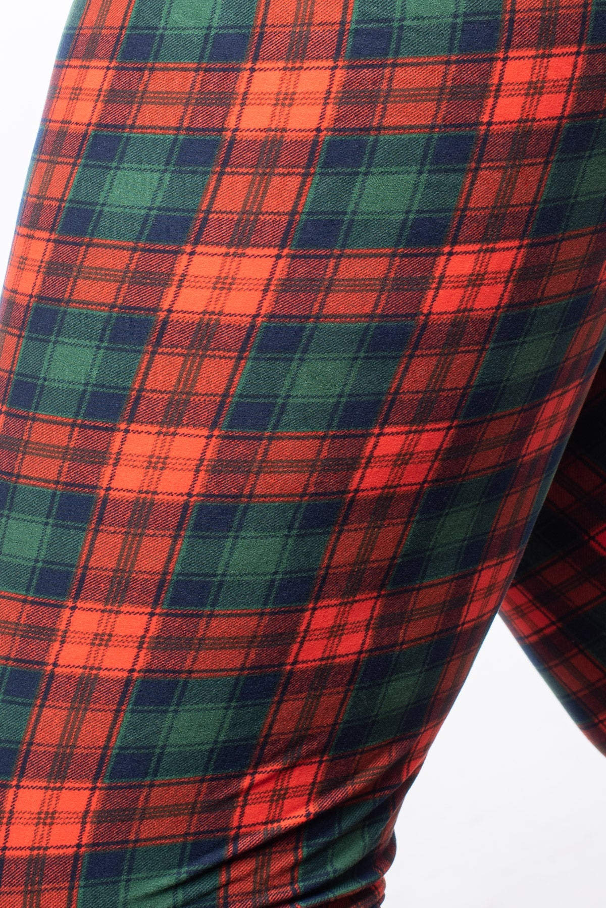 Lilly - green/red plaid