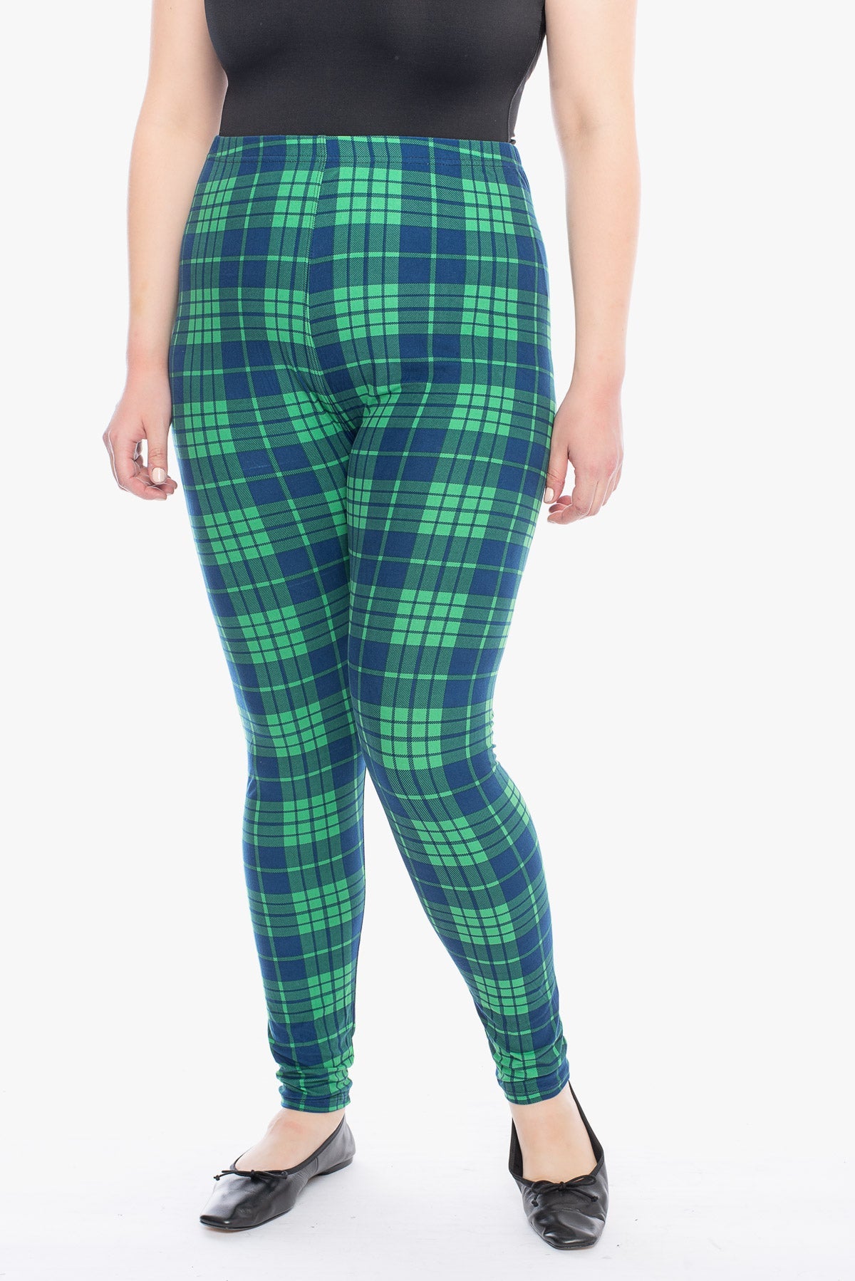 Lilly - green plaid